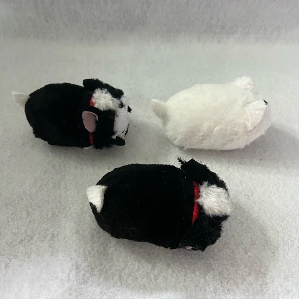 Set of 3 Dog Tsum Tsum Japan Disney Store French Bulldog Piglet Goofy - Picture 6 of 8